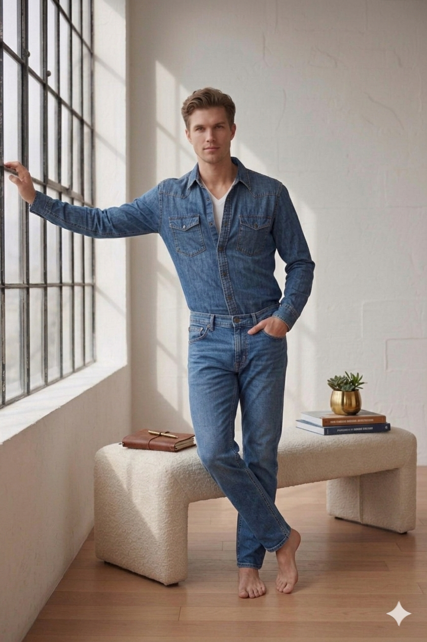 Men's Slim Fit Denim Jeans