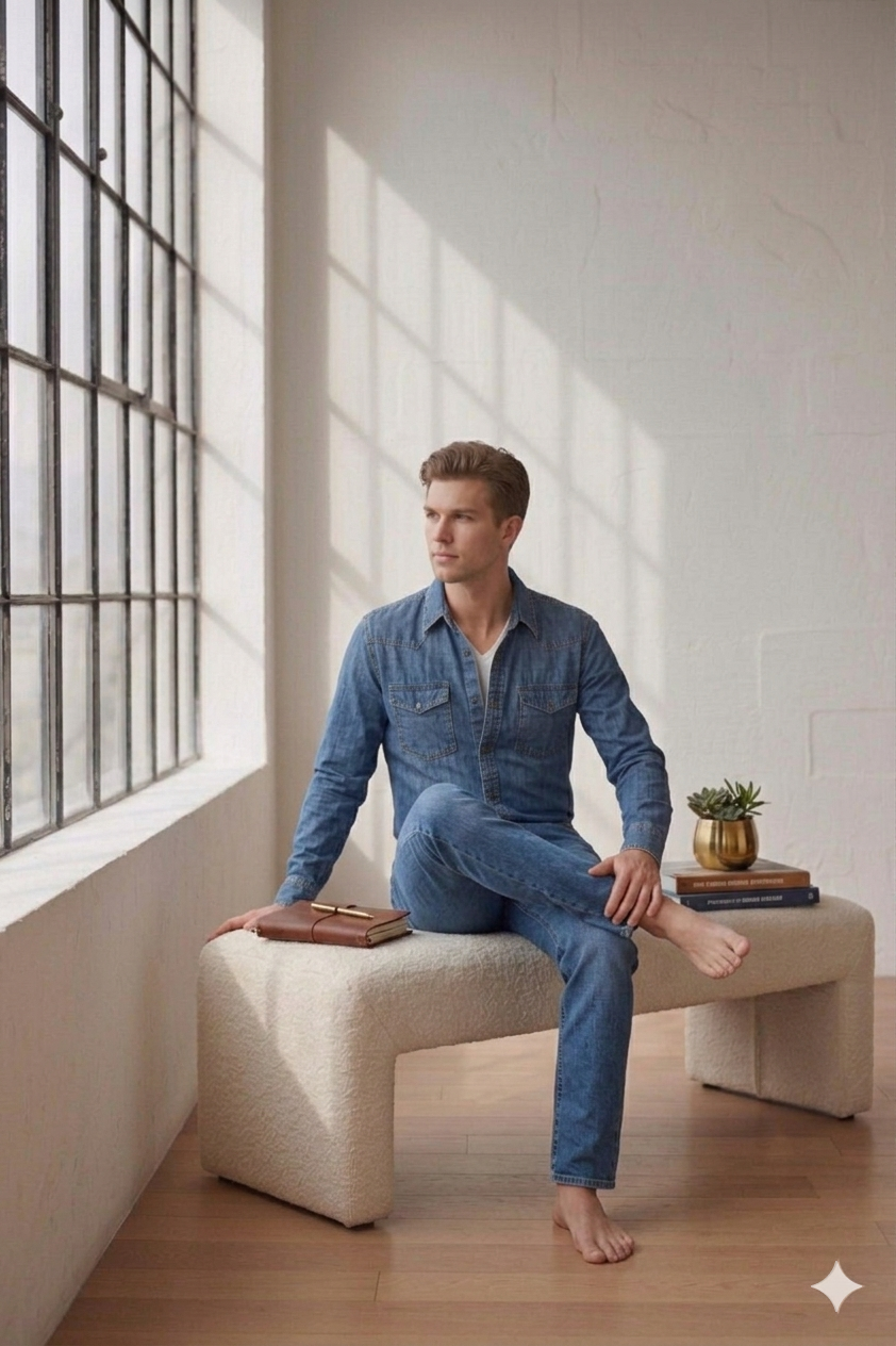 Men's Slim Fit Denim Jeans