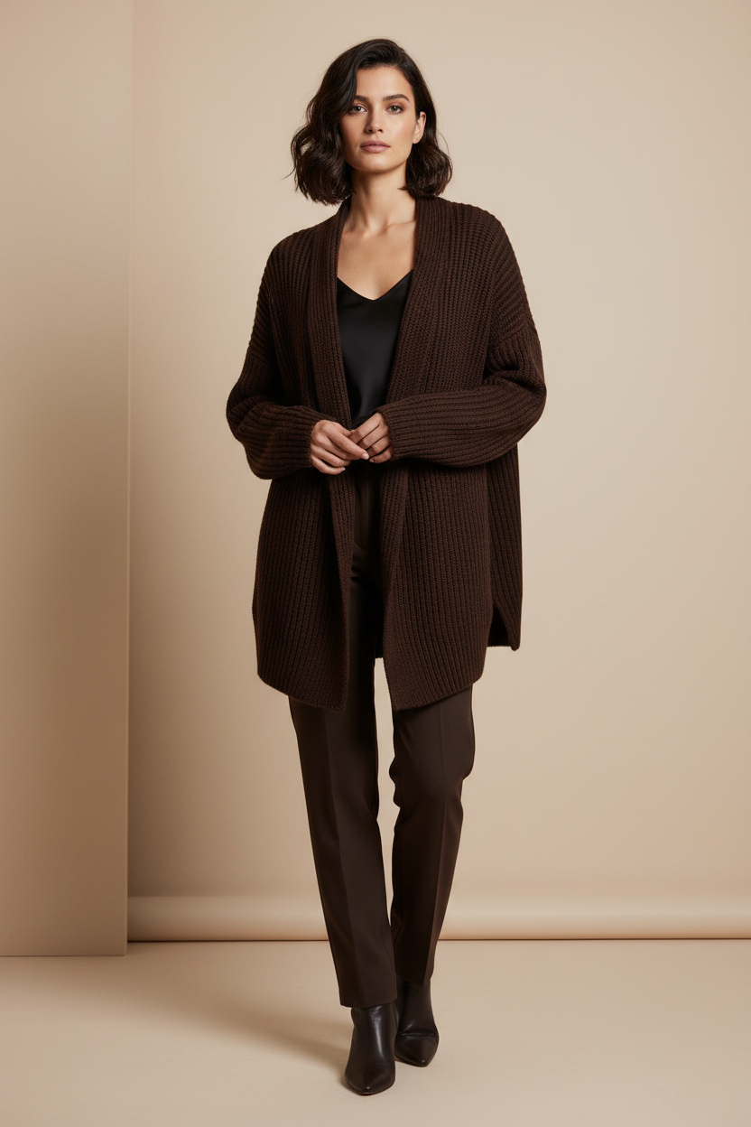 Dark Espresso Carla Cardigan